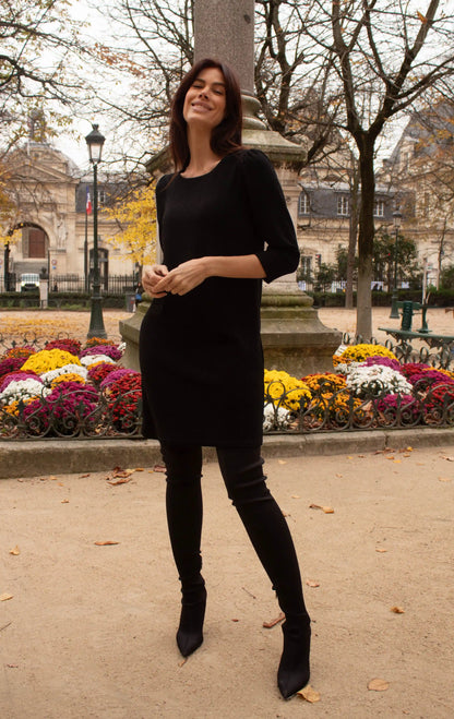 Robe Courte Alfy Noire Fête