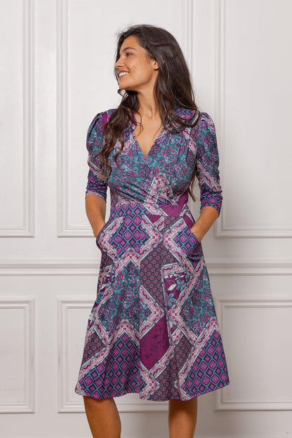 Robe Courte Otis Violette Oriental