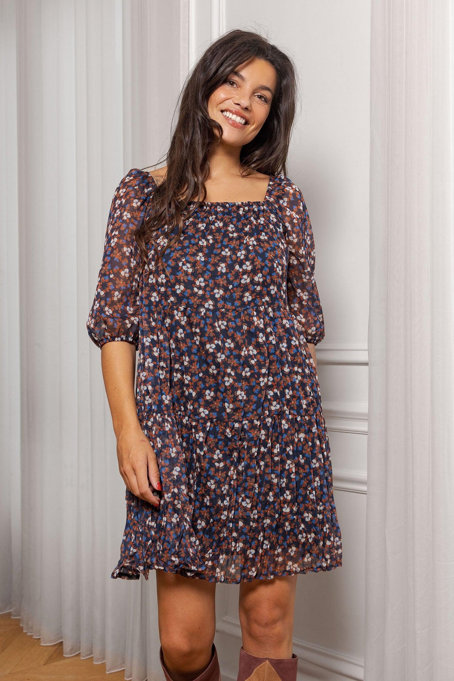 Robe Courte Sony Petites Fleurs