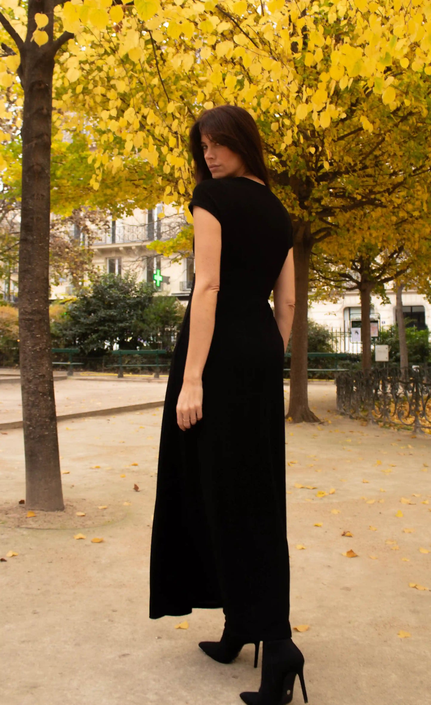 Robe Longue Karla Unie